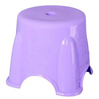 Shower seat bathroom stool shoe bench high load-bearing non-deformable ottoman safety non-slip bathroom stool thick wear-resistant stable corridor shoe bench ( Color : Purple , Size : 29.525cm )