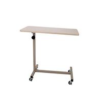 Adjustable Overbed Table or Laptop Bedside Table with Wheels,Portable Laptop Rolling Stand Desk for Hospital Home and Office Use
