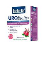 Lactoflor UROBiotic Plus + with Natural Blueberry and Salvia extracts, D-mannose and probiotic, 30 caps.