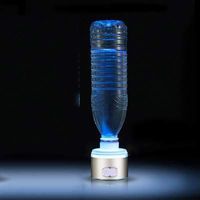 LOVEPET Portable 3-Minute Hydrogen-Rich Water Bottle Rechargeable High Concentration Hydrogen Water Generator Glass Bottle Anti-Aging Anti-Oxidation Kettle 500ml