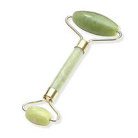 minishop659 Portable Double Headed Stone Facial Roller Massager Face Slimming Lift Massage Green Jade
