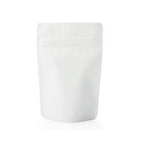2 oz, 4"x6" Airtight Zipper Stand up Pouch, Barrier Bag - Heat Seal-able Zip Lock (Matte White) pack of 100