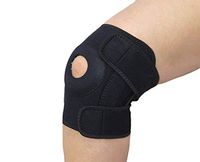 Bio-Knee Support Brace- Adjustable Fit for Left or Right Knee, Open Patella Compression Sleeve for Pain, Sprains, Strains, Sports Injury, Surgery