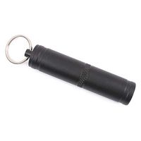 Liobaba Aluminum Waterproof Pill Case Keychains for Medicine First-Aid Portable Pill Box Seal Bottle Essentials Container for Outdoor Sports