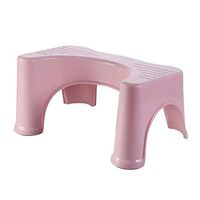 Thicken Toilet Seat Footstool Stool Stool Toilet Foot Step Stool For Children, Pregnant Women, Old People Pink