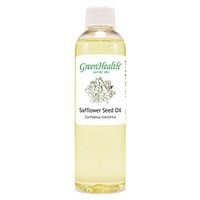 GreenHealth Safflower Seed Oil - 4 fl oz (118 ml) - 100% Pure Carrier Oil