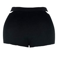 CCatyam Short Pants for Women, Yoga Shorts Trousers Fitness Sports Running Athletic Casual Fashion Black