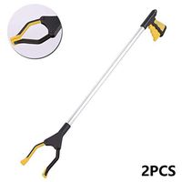 YWAWJ 2 Leaves Pick Up Garbage Clip Long Handy Mobility Aid - Reaching Assist Tool Pliers Sanitation Outdoor High Altitude Extension Tool Small Children's Household Aluminum Alloy Picker