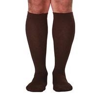 Made in The USA - Medical Compression Socks for Men, Firm Graduated Support Socks 20-30mmHg - Closed Toe - 1 Pair - Absolute Support, SKU: A104BR4 (Brown, XL) – Helps with Poor Circulation, Edema