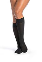 SIGVARIS Women’s Style Medium Sheer 750 Closed Toe Calf-High Socks 20-30mmHg