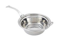 Bon Chef 5456HLSS Casseole, Laurel on the Rim with Long Handles, Stainless Steel
