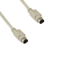 Kentek 6 Feet FT Mini DIN8 Imagewriter II Printer Cable Cord 28 AWG Molded Serial RS-232 MDIN 8 Pin Male to Male M/M