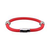 POWER IONICS Newest Power Titanium Ionic Plus Magnetic Bracelet Balance Band Red Color 2 Size U Pick (22 Centimeters)