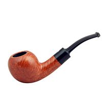 No. 110 Briar Tomato Orange Smooth Tobacco Smoking Pipe