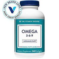 The Vitamin Shoppe Omega 369, Omega Essential Fatty Acid Supplement That Supports Healthy Heart Function, Omega3 EPA DHA (240 Softgels)