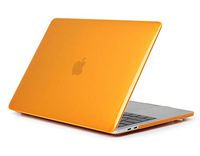 TechCode Crystal Case for New MacBook 12 Super Thin Crystal Clear Shell Ultra Slim Plastic Protective Case for New Macbook 12" W/Retina Display Model A1534(Newest Version 2017/2016/2015) -Orange