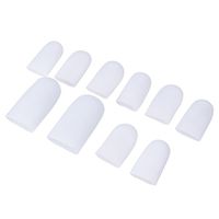ULTNICE Silicone Toe Sleeves Gel Toe Cap Cover Bunion Protector for Corn Blister 5Pairs