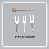 TFS Tuningforkshop Angel Tuning Fork for Healing with Wood Mallet+Pouch+Free Shipping