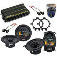 Compatible with Chevy Silverado Pickup 99-06 Speaker Upgrade Harmony R5 R46 & CXA300.4 Amp (Renewed)