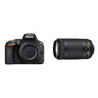 D5600 DX-format Digital SLR Body and NIKKOR 70-300mm f/4.5-6.3G ED VR Lens for Nikon DSLR Cameras
