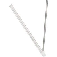 Jumbo Straws, 7 3/4", Plastic, Translucent, 500/box By: Dixie