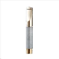 LHFJ Cigarette Holder Smoke Tobacco Filter Reusable Cleanable Tobacco Tar Filter Holder with Jade Sleeve, Gold Plating Base, Wooden Gift Box Packed