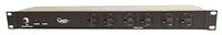 Quest Manufacturing Horizontal Rack Mount Surge Strip, 14 Outlets, 120V/20A, 1 Unit, 19", Black (HPS-E14)
