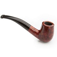 Tobacco Pipe Kit Smoking Pipe Handmade Filter Elements Bag Gift Box Pipe Cleaners,Red