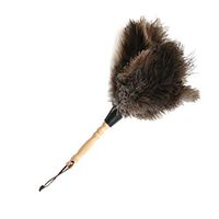 Ostrich Feather Dust Remover - Dust Particles - Thick, Soft Feathers - Durable Ergonomic Wooden Handle - Easy For Efficient Dust Removal Extendable (Size : S)