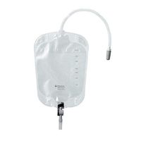 Conveen Security + Leg Bag Levered Opening, Non-Latex Straps, 6 cm Tubing, Sterile, 17 oz, 500 mL