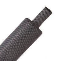 H2F1.58BK 2-1 Woven Fabric Heatshrink Tubing 1.575" Black 100 ft spool