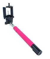 ZUMA PHOTO.VIDEO Z-100P Selfie Stick, Bluetooth, Black/Pink