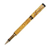 Elite Rollerball Pen - 24kt Gold - Yellow Box Elder