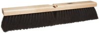 Weiler 42134 18" Block Size, Black Tampico Fill, Coarse Sweeping Floor Brush, Natural