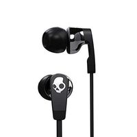 Skullcandy Strum Maximum Comfort Earbud with Universal In-Line Microphone and Remote, Supreme Sound Acoustics, Flexible Design To Match All Ears, Tug and Pull Resistant, Street/Black
