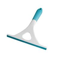 Everclean Shower Squeegee, 10" Wide Blade, Aqua/White (6675)