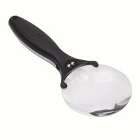 E-MART 6X 88mm / 3X 21mm Double Lens Handheld Hand Held Magnifier Magnifying Glass Loupe Handle With LED Light