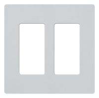 Lutron Claro 2 Gang Decorator Wallplate, SC-2-PD, Palladium