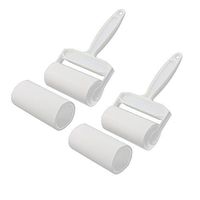 uxcell Home Carpet Pet Hair Clothes Cleaning Dust Remover Sticky Roller Cleaner 2pcs