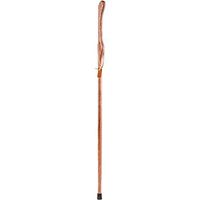Brazos Trekking Pole Hiking Stick for Men and Women Handcrafted of Lightweight Wood and made in the USA, Red Oak,  58 Inches