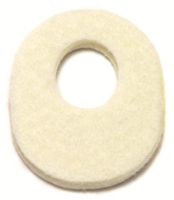 Extra Thick 1/4" Oval Callus Cushion, 100 Felt Pads from Atlas Biomechanics
