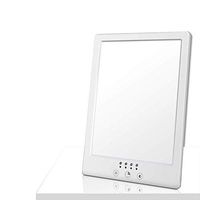 (New)10,000 Lux LED Bright White Light Therapy Lamp with Adjustable Brightness, Color, and Countdown Timer