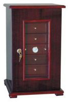 140 Cigars Cherry Wood Humidor 20 X 12 X 11.5" F9400