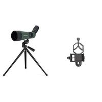 Celestron 52322 Landscout 12-36x60 Spotting Scope (Army Green) with Basic Smartphone Adapter 1.25"