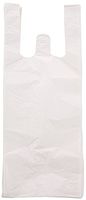 Plastic Bag - Small White T-shirt Plastic Disposable Bag 6 X 4 X 15 Inches, 13 Mic-800 Count
