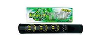 Herb Airtight Tube Pocket Protector with Juicy Jay's Green Trips 1.25 Flavored Hemp Rolling Papers 1 Count DC Crafts Nation- Happy Face