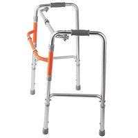 Yadianna Aluminum Walker Disabled Walker Crutches Old Walker Four-Legged Walking Stick Non-Slip Walking Stick with Hospital