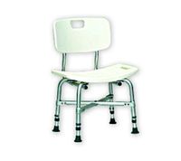 ISG401EA - Bariatric Bath Chair with Back 16-1/2 to 20-1/2 H x 20 W x 12 D Seat Dimension