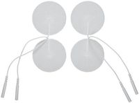 3B Scientific W63200 Round Comfort-Stim Elite White Foam Electrodes, 2" Diameter