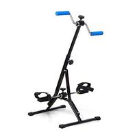 ZAIHW Compact Exercise Bike Arms and Legs Adjustable Fit Sit Peddler Exerciser for Elder